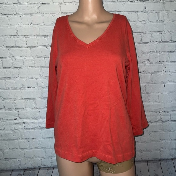 Chico's Tops - chico’s red long sleeve shirt size 1​